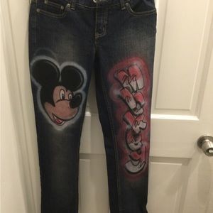 R4R Jeans Size 5 Mickey Mouse